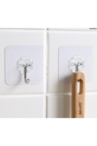 5 Adet Kendinden Yapışkanlı Şeffaf Askı