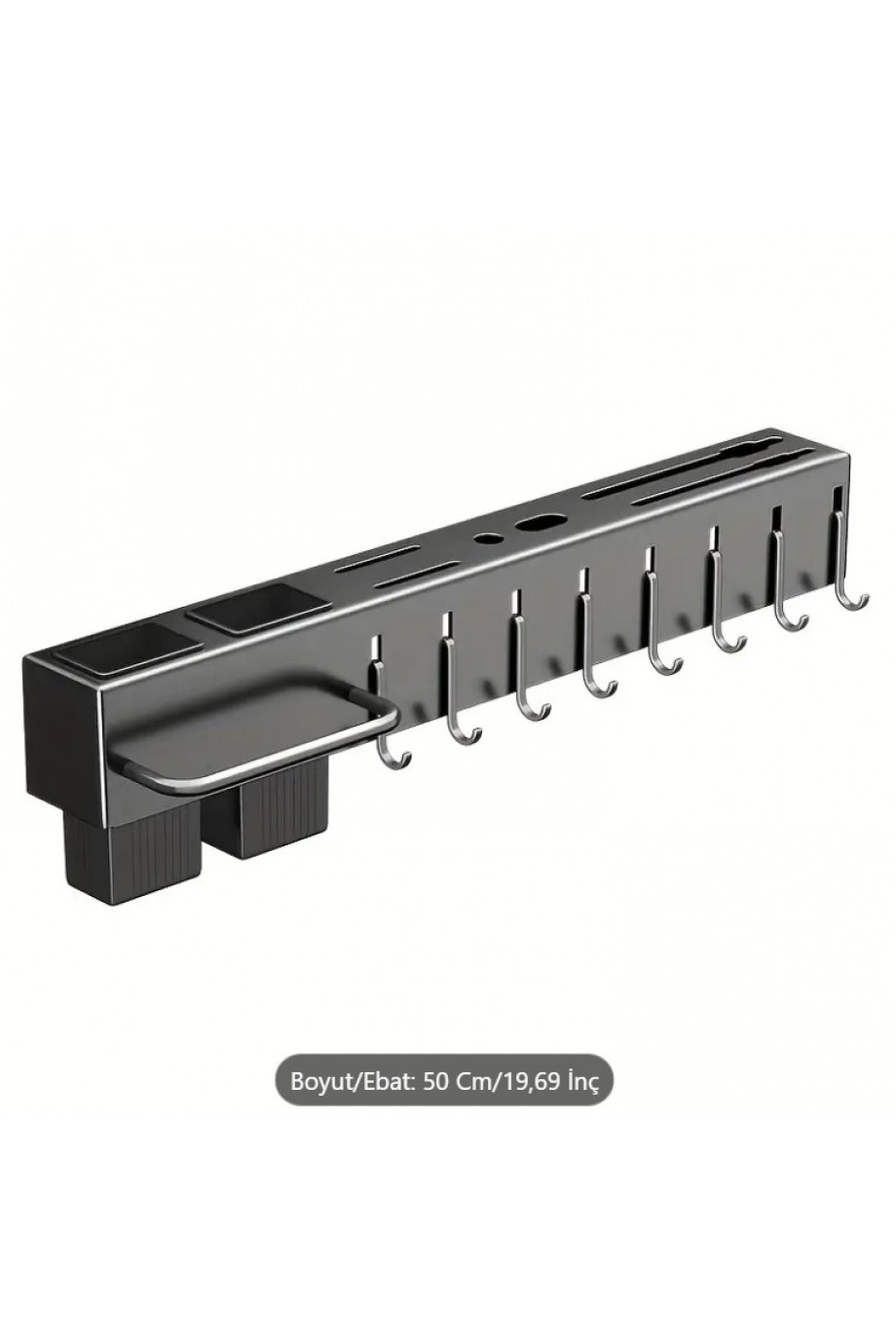 Mutfak Rafı Askılık Duvara Monte Kendinden Yapışkanlı Düzenleyici Delmeden Montaj